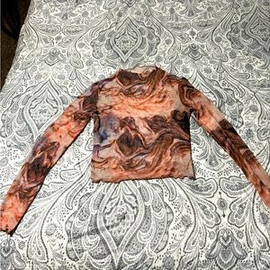 XS (See through) Stylish Long Sleeve Shirt